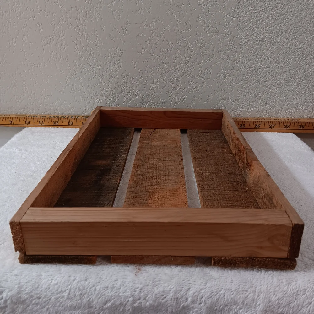 Rustic Wooden Bath Tray